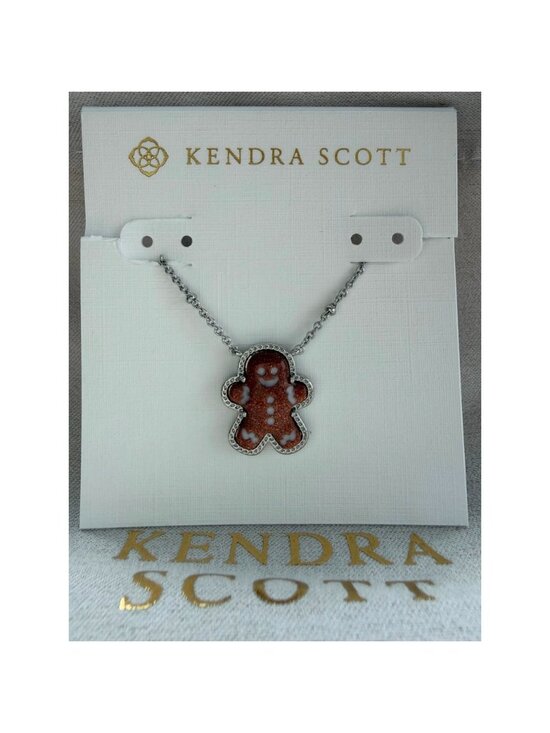 Kendra Scott Jewelry - Kendra Scott Gingerbread Silver  Pendant Necklace
